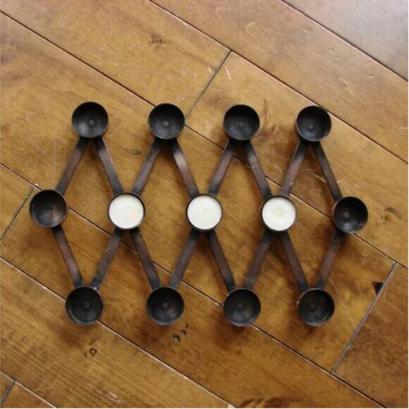 8 Black Candle Tealight Holders Metal Dragonfly Whimsigoth Goth Decor - Picture 4 of 15